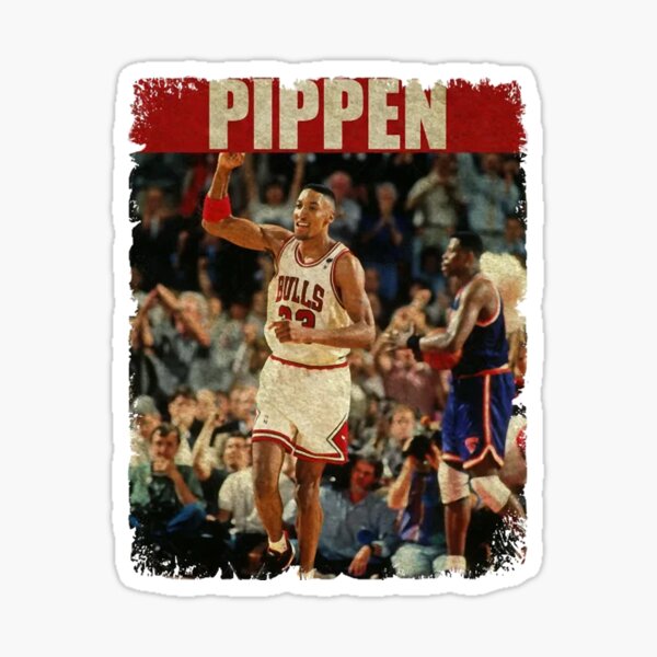 Dunk Block Star Scottie Pippen Basketball Wall Art Home Decor