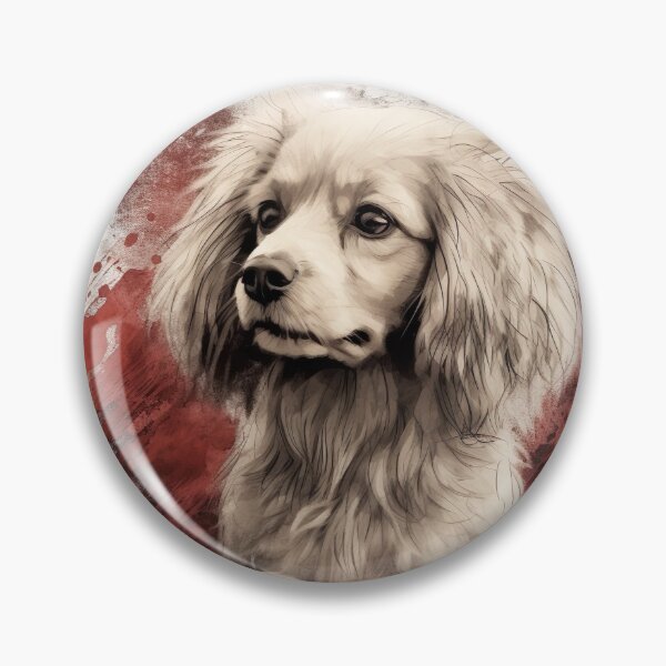 Item preview, Photorealistic image of a dog in the style of a watercolor designed and sold by Pflugart.