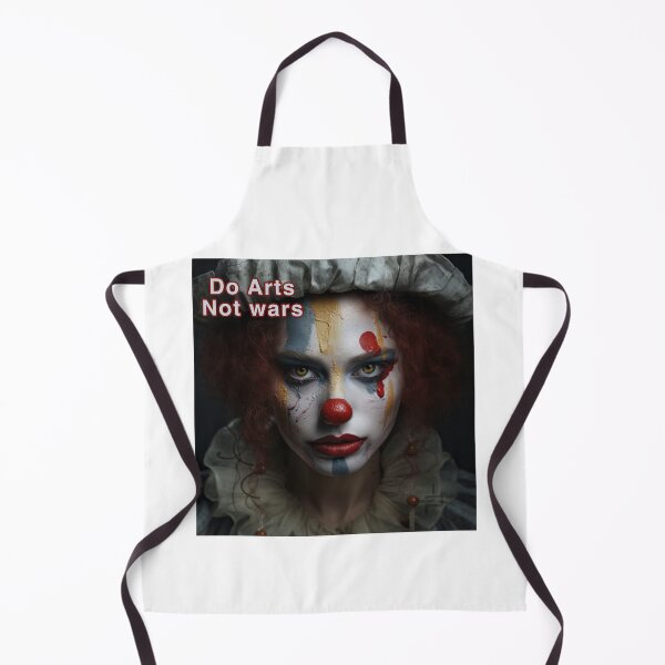 Item preview, Clown female face: Do arts Not wars By Jonathan P. designed and sold by JonathanP514.