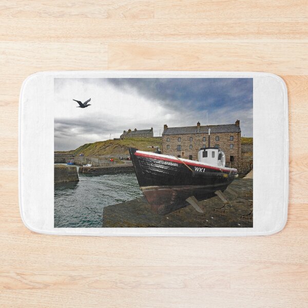Item preview, Barbara on Keiss Quay, Caithness designed and sold by sandysshoots.