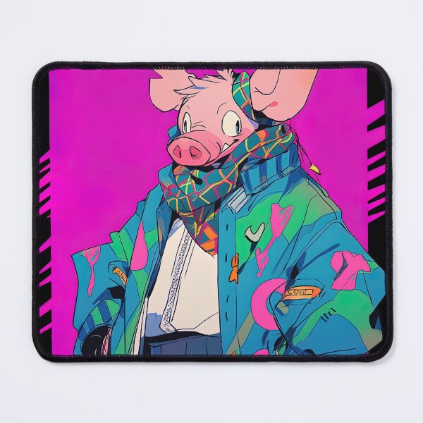 Item preview, Happy Pig Character 1980s Ski Jacket designed and sold by sμ (smew).