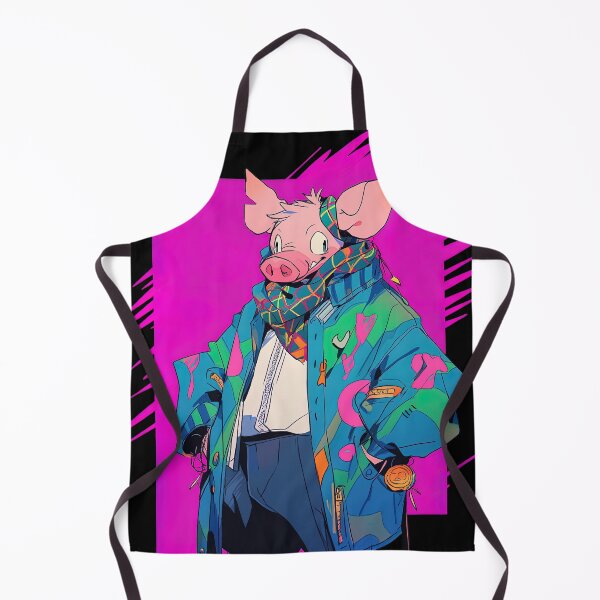 Item preview, Happy Pig Character 1980s Ski Jacket designed and sold by sμ (smew).