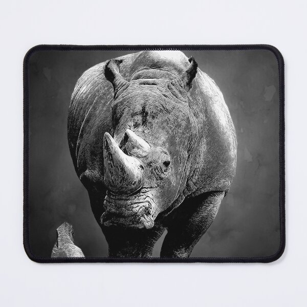 Item preview, Digital art from the African Bush, Zambia, Luangwa Valley. The endangered White Rhino.. designed and sold by Rebeljuice.