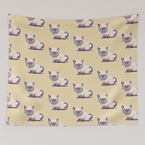 Item preview, I Love Cats : Siamese"ZOE" designed and sold by HIKARI Creations.