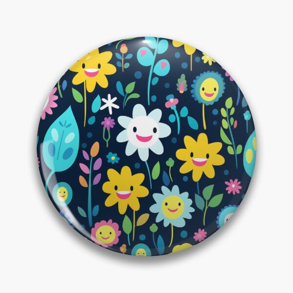 Item preview, Summer very positive flowers pattern designed and sold by SmileshareShop.