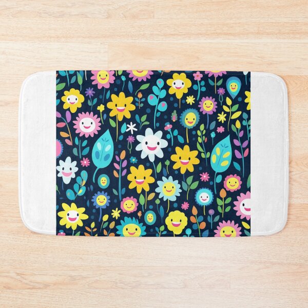 Item preview, Summer very positive flowers pattern designed and sold by SmileshareShop.