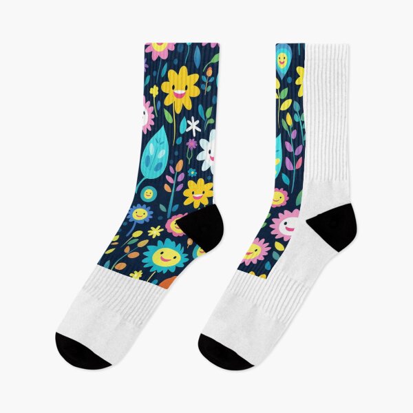 Item preview, Summer very positive flowers pattern designed and sold by SmileshareShop.