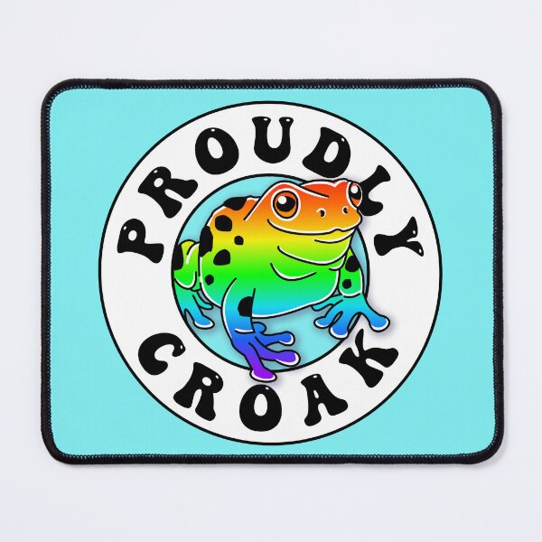Item preview, Proudly Croak Froggy - Blue designed and sold by BlissAndKittens.