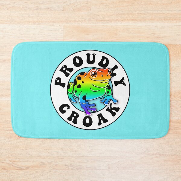Item preview, Proudly Croak Froggy - Blue designed and sold by BlissAndKittens.
