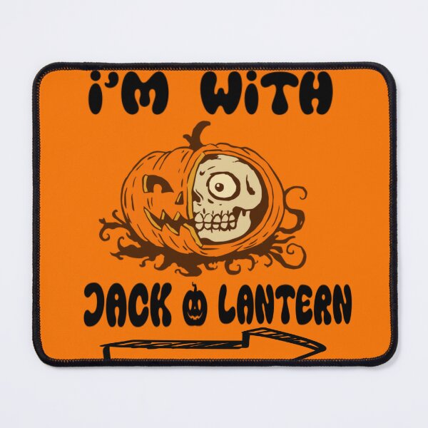 Item preview,  I'm with the Jack O Lantern | Creepy pumpkin| designed and sold by InfiniTeeShirts.