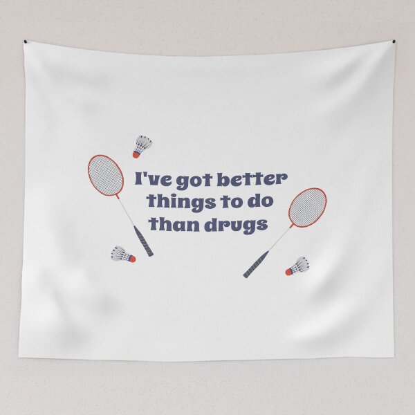 Item preview, Better Than Drugs: Badminton designed and sold by franklear.