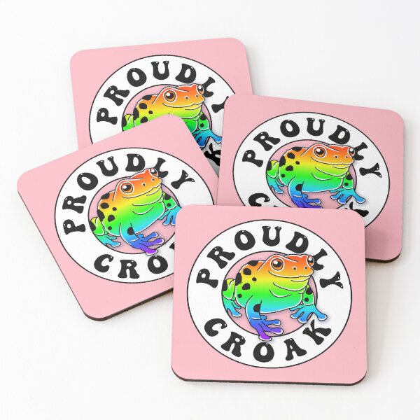 Item preview, Proudly Croak Froggy - Pink designed and sold by BlissAndKittens.