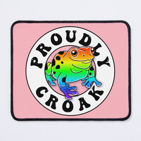 Item preview, Proudly Croak Froggy - Pink designed and sold by BlissAndKittens.