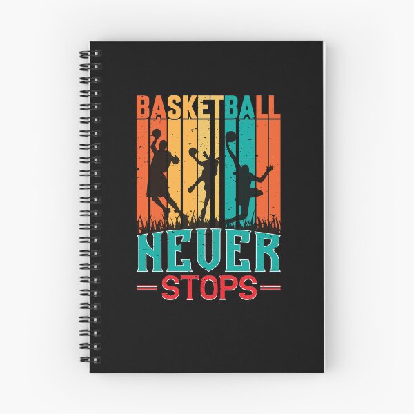 Item preview, Basketball Never Stops Funny Retro Vintage Basketball Hooping Gift designed and sold by lou731.