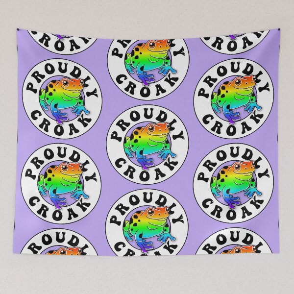 Item preview, Proudly Croak Froggy - Purple designed and sold by BlissAndKittens.