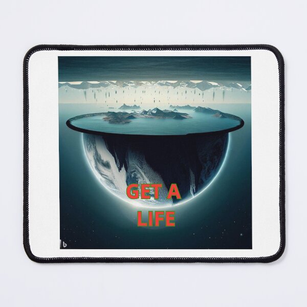 Item preview, GET A LIFE FLAT EARTH FAMILY, MOM DAD, GIFT designed and sold by carlos crane.