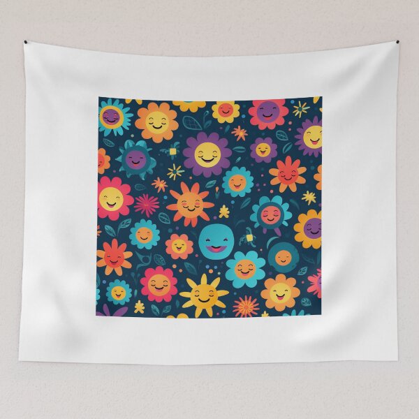 Item preview, Very positive floral pattern designed and sold by SmileshareShop.
