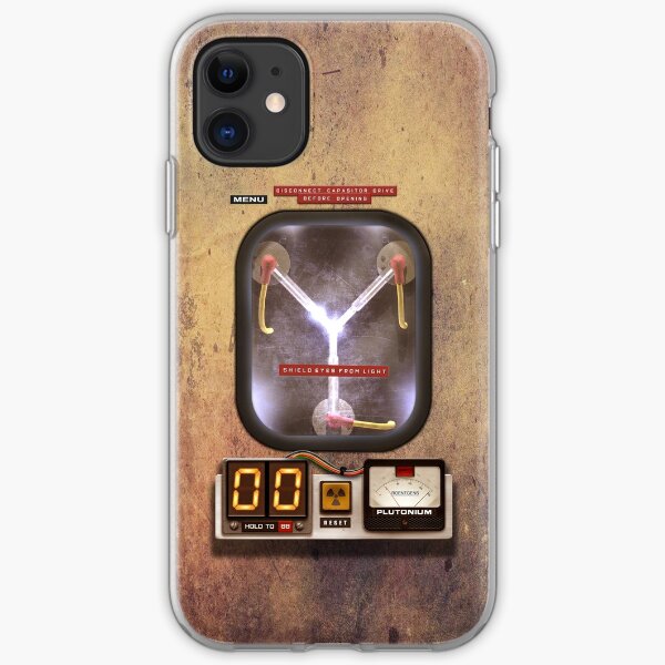 Steampunk rustic Flux capacitor iPhone Soft Case