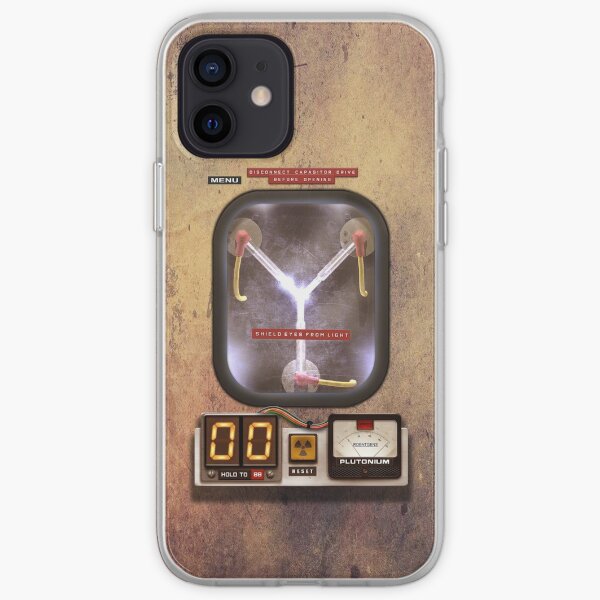 Steampunk rustic Flux capacitor iPhone Soft Case
