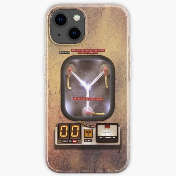 Steampunk rustic Flux capacitor iPhone Soft Case