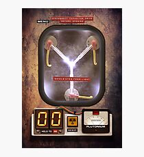 Steampunk rustic Flux capacitor Photographic Print