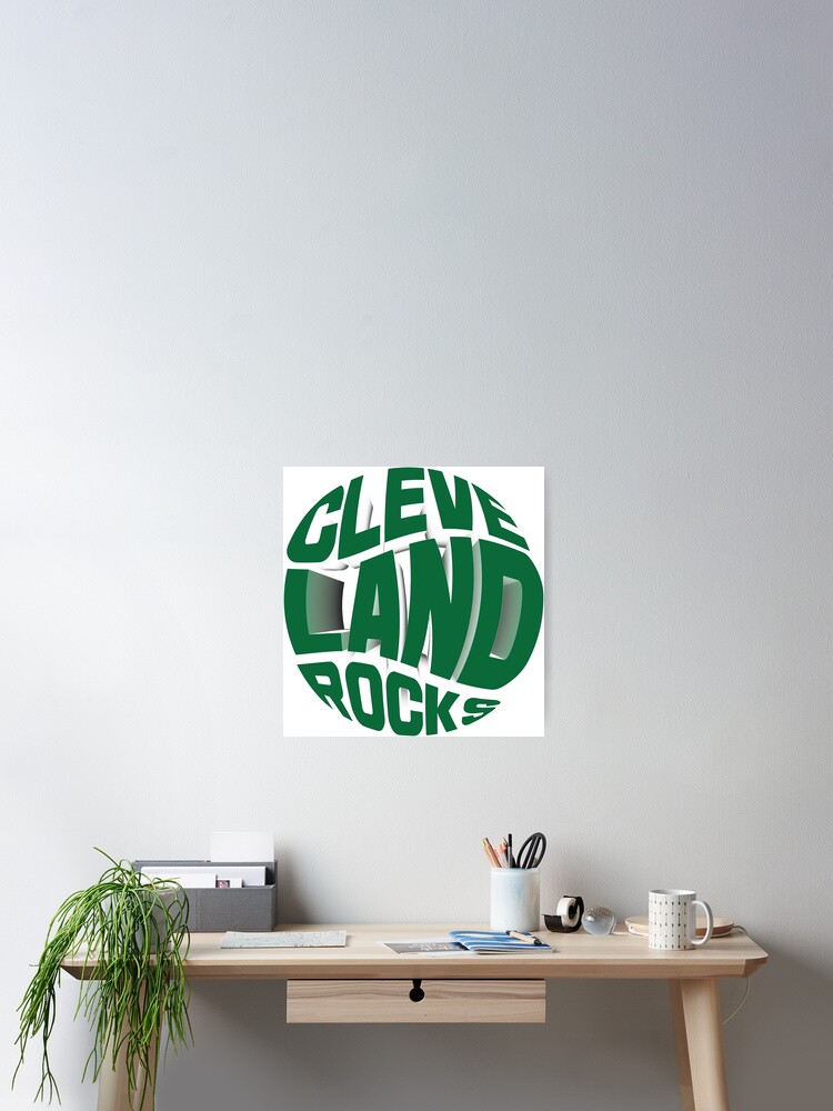 Thumbnail 2 of 3, Poster, Cleveland Rocks designed and sold by mbcreativellc.