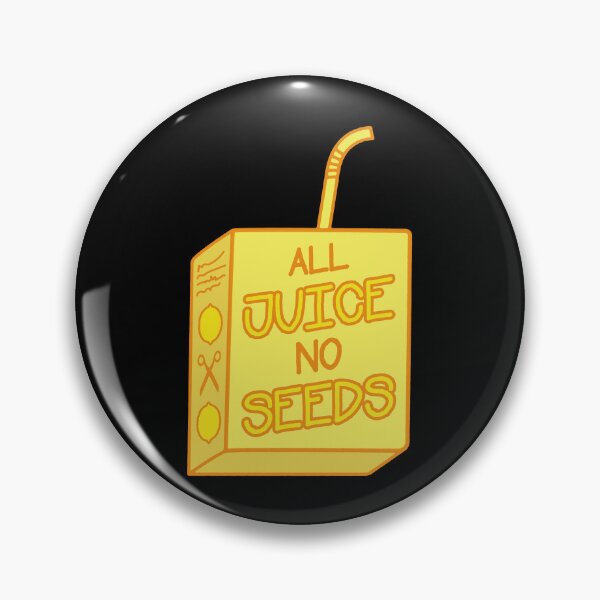 Item preview, All juice no seeds in yellow designed and sold by TheChildfree.