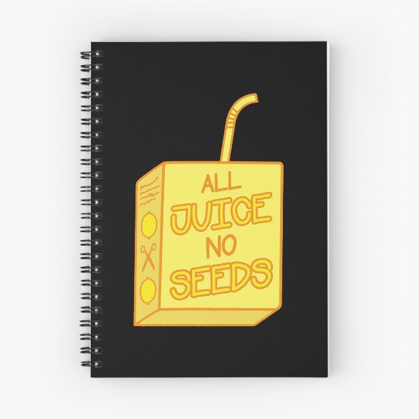 Item preview, All juice no seeds in yellow designed and sold by TheChildfree.