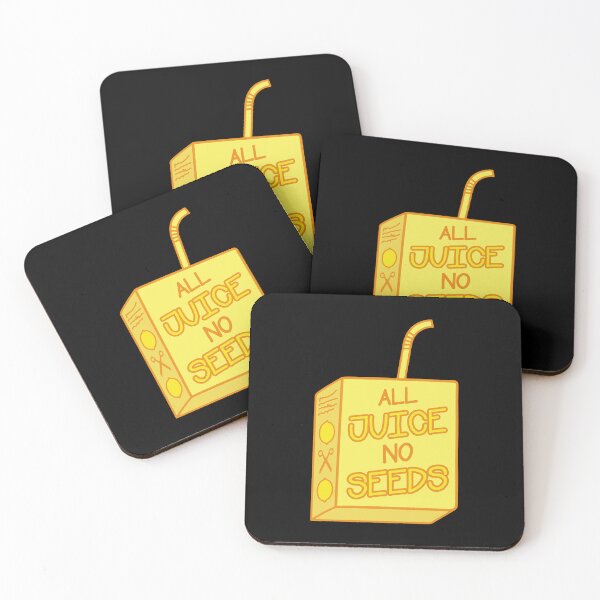 Item preview, All juice no seeds in yellow designed and sold by TheChildfree.