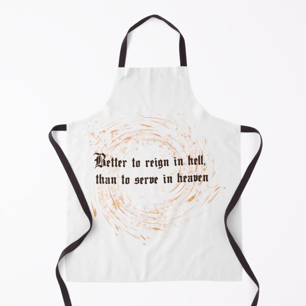 Item preview, Milton's Bold Proclamation: "Better to reign in hell, than to serve in heaven." designed and sold by wordartistry.