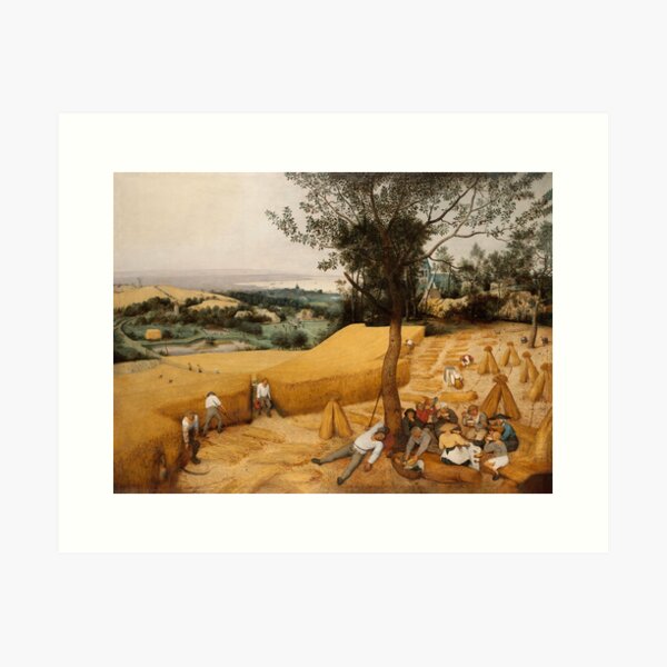 Aperçu de l'œuvre Les Moissonneurs - Pieter Bruegel l'Ancien créée et vendue par themasters.