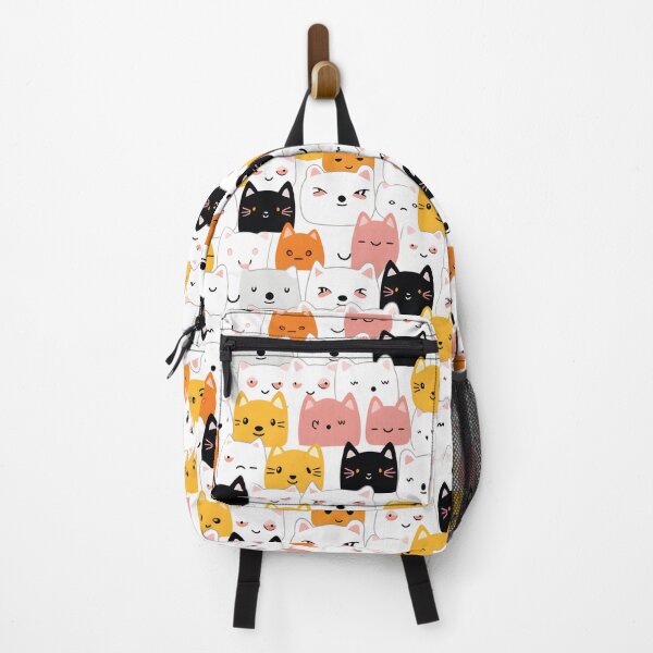 Item preview, Adorable Cat Artistry Seamless Pattern designed and sold by AlienSkinEyes.