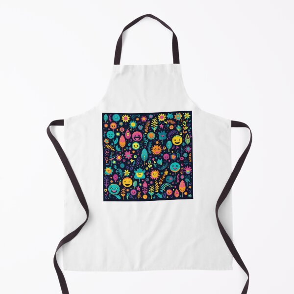 Item preview, Very positive floral faces pattern designed and sold by SmileshareShop.