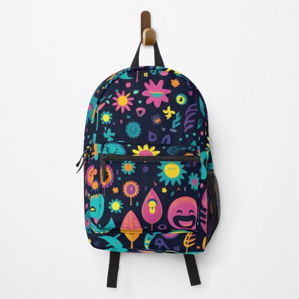 Item preview, Very positive floral faces pattern designed and sold by SmileshareShop.