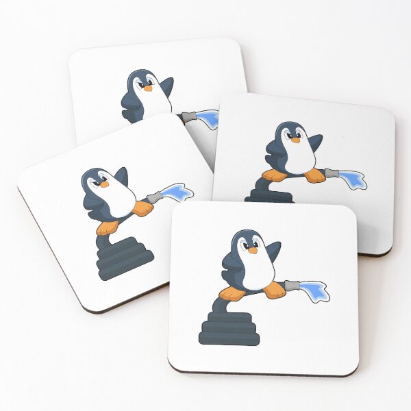 Item preview, Penguin Firefighter Fire hose designed and sold by Snabdesign84.