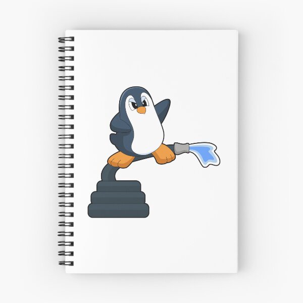 Item preview, Penguin Firefighter Fire hose designed and sold by Snabdesign84.
