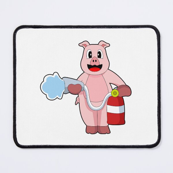 Item preview, Pig Firefighter Fire hose designed and sold by Snabdesign84.