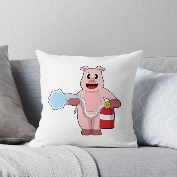 Item preview, Pig Firefighter Fire extingusher Fire department designed and sold by Snabdesign84.