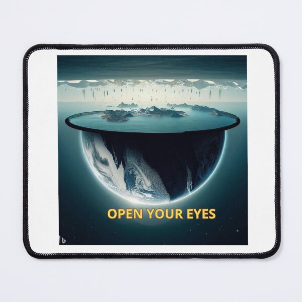 Item preview, OPEN YOUR EYES FLAT EARTH FAMILY, MOM DAD, GIFT designed and sold by carlos crane.