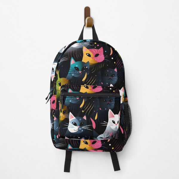 Item preview, Adorable Cat Artistry Seamless Pattern designed and sold by AlienSkinEyes.