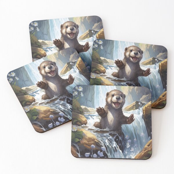 Item preview, Playful otter designed and sold by DynamicPosters.