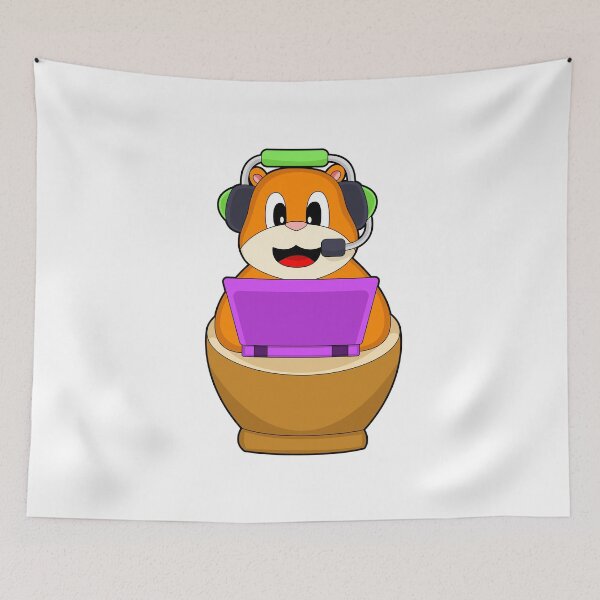 Item preview, Hamster Secretary Laptop designed and sold by Snabdesign84.