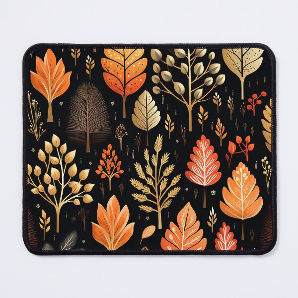 Item preview, Pretty Leaf Design in Orange, Yellow, and Black designed and sold by LWLDesigns.