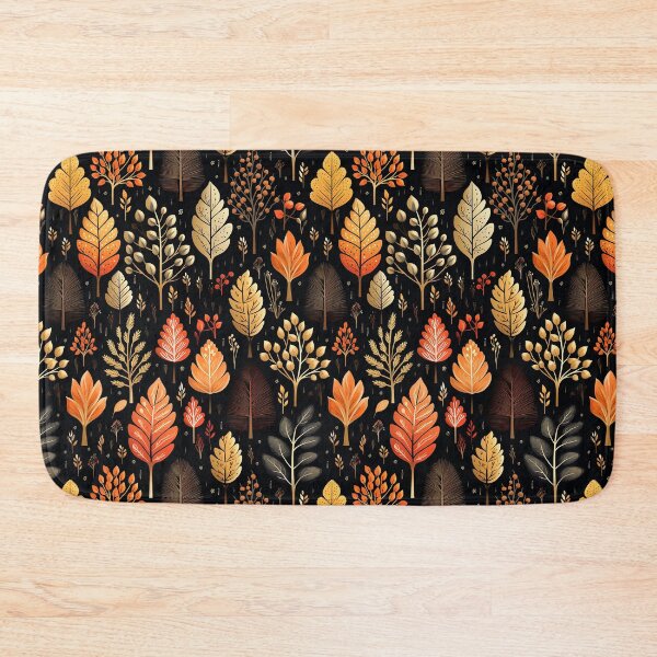 Item preview, Pretty Leaf Design in Orange, Yellow, and Black designed and sold by LWLDesigns.