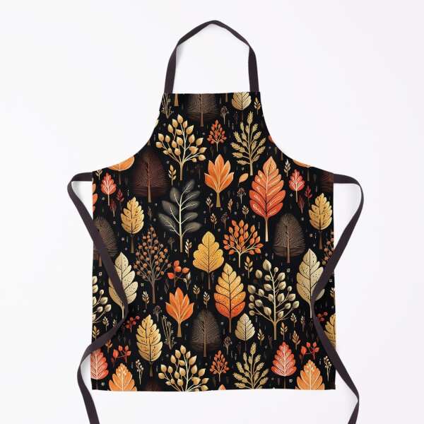 Item preview, Pretty Leaf Design in Orange, Yellow, and Black designed and sold by LWLDesigns.