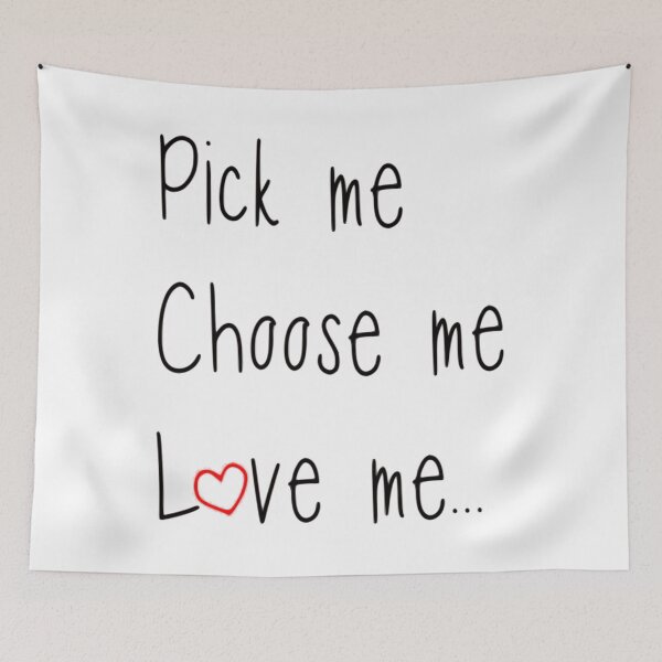Item preview, Pick me, choose me, love me - greys designed and sold by KikkaT.