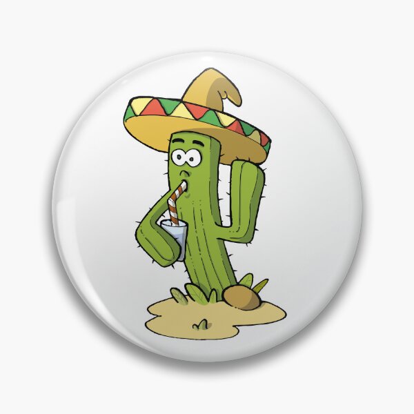 Item preview, cactus drinking a glass sepia designed and sold by Guillaume Desbiolles.