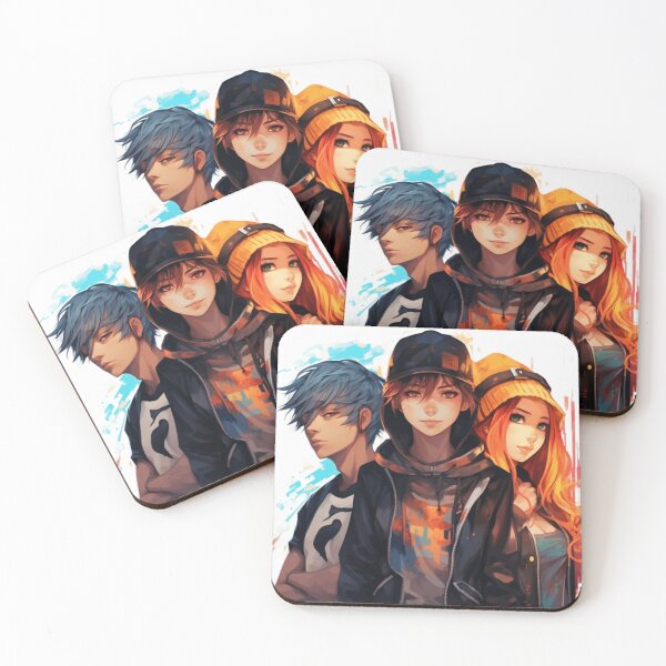Item preview, Anime Trio: Teenagers in Harmony designed and sold by VividElevations.