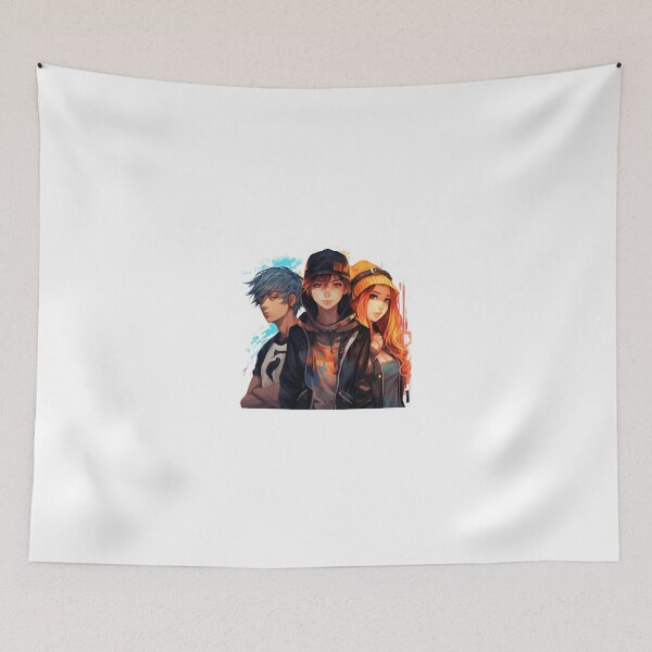 Item preview, Anime Trio: Teenagers in Harmony designed and sold by VividElevations.