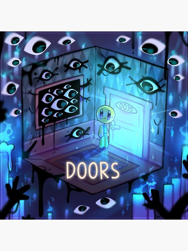 Figure, Roblox doors Greeting Card by doorzz
